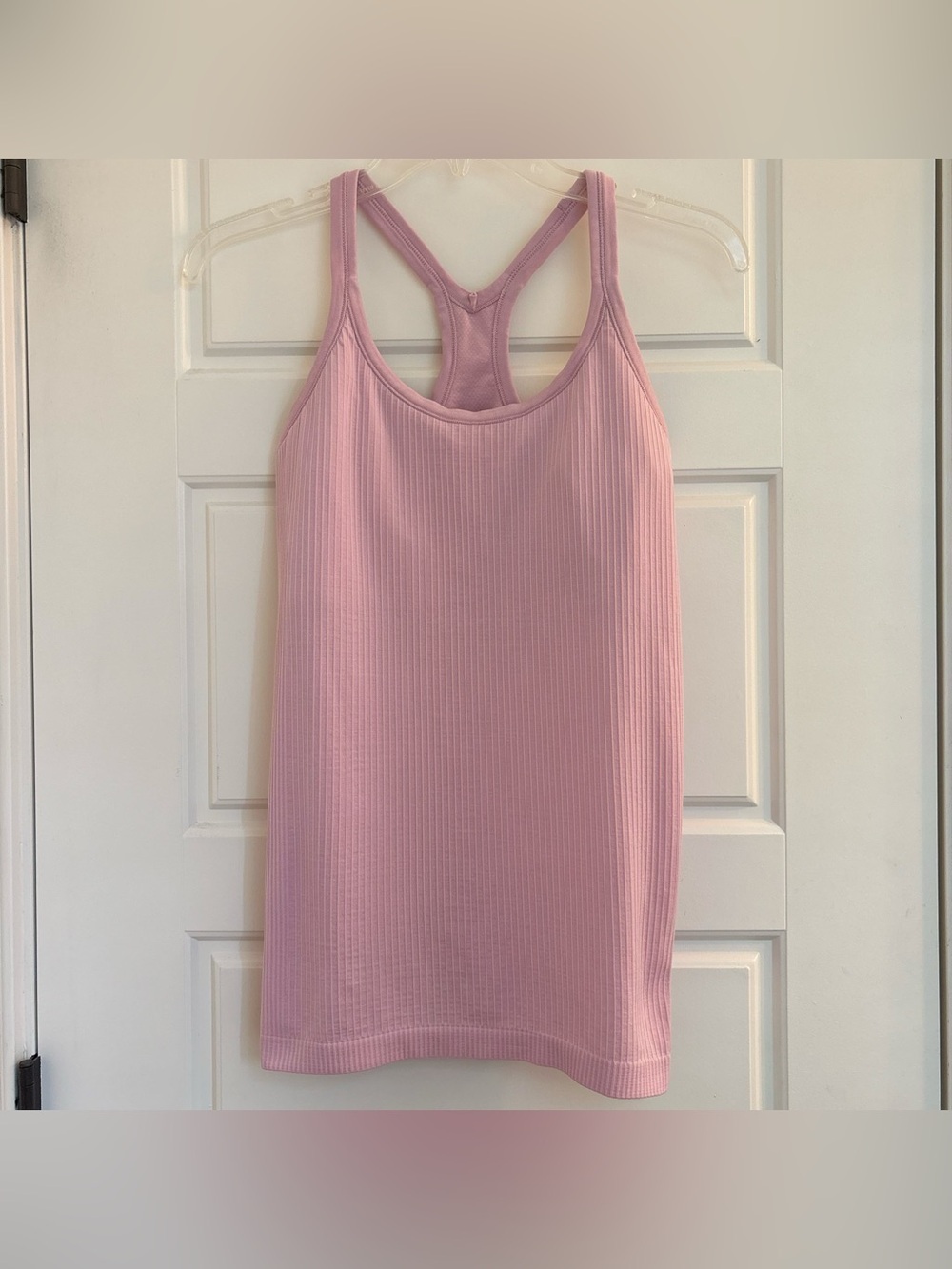 Lululemon Ebb To Street Tank Top In Pink Size 8